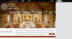 Desktop Screenshot of littleflowerparish.org